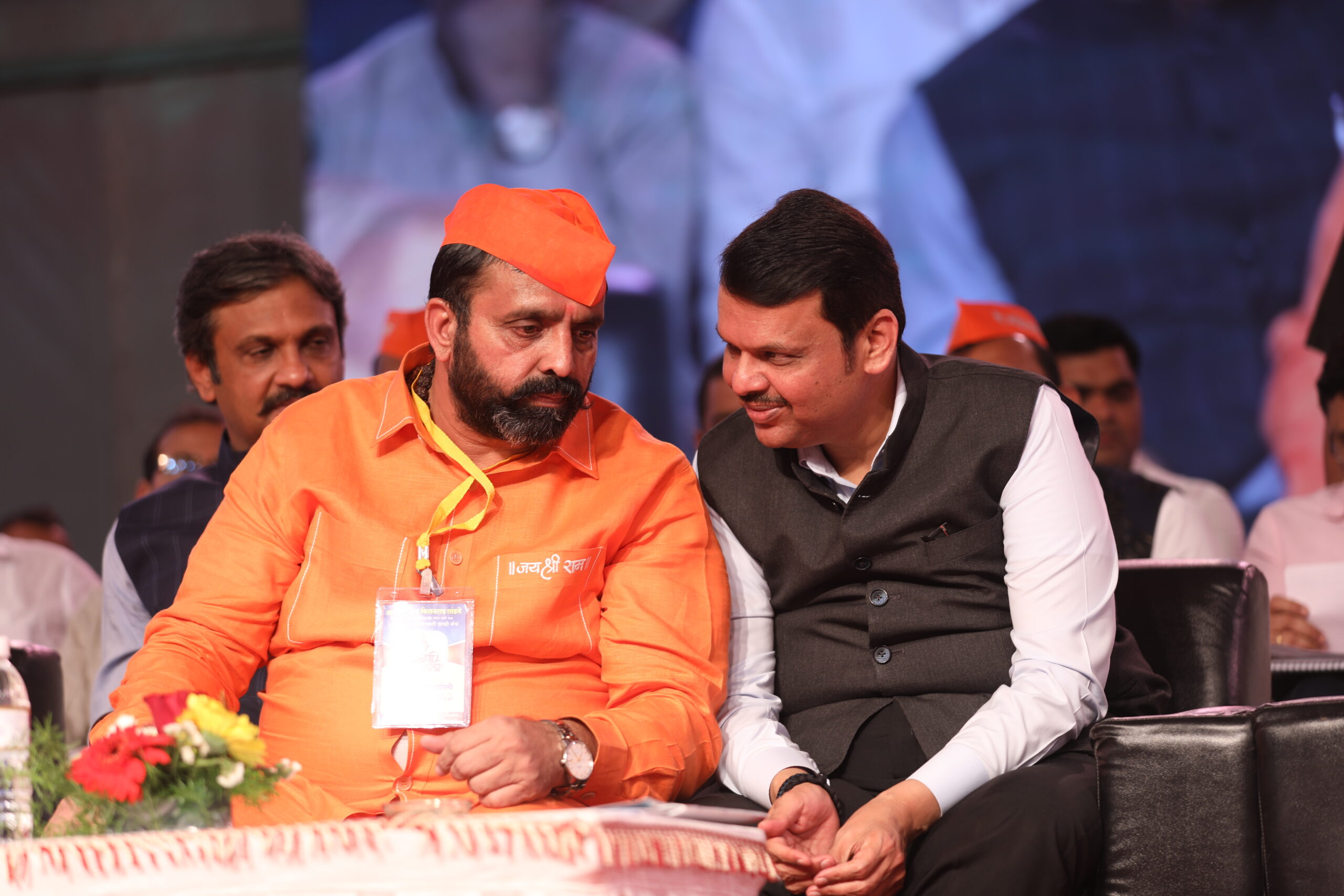 Mahesh Landge With CM Devendra Fadnavis